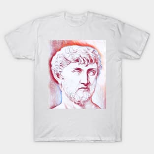 Lucretius Portrait | Lucretius Artwork | Line Art T-Shirt